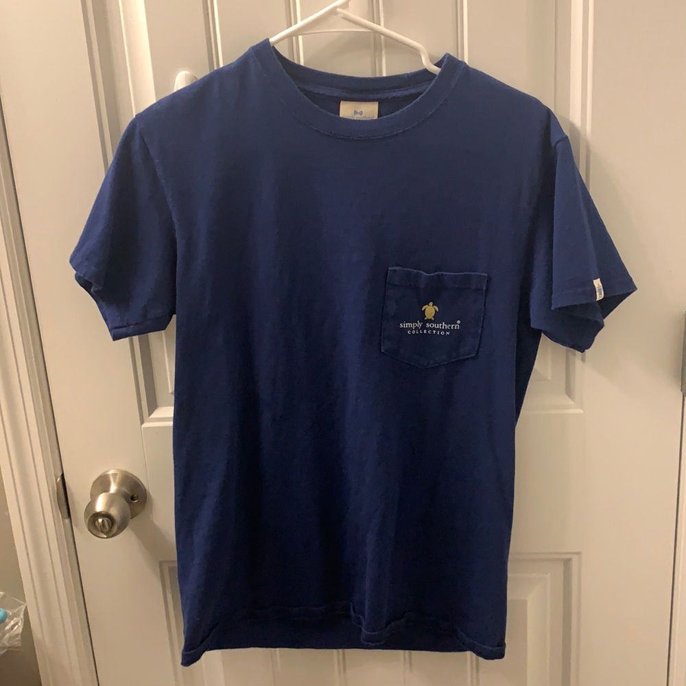 Navy Blue Simply Southern T-shirt